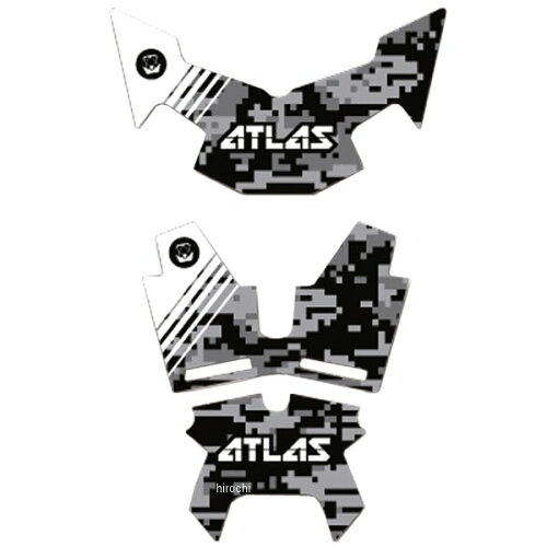 UPC 0814206025305 ATLAS ステッカー・デカール アトラス ディフェンダー用グラフィックキット カラー：ブラック 車用品・バイク用品 画像