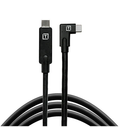 UPC 0818307012943 テザーツールズ｜Tether Tools テザープロ USB-C to ライト アングル ブラック CUC15RT-BLK TV・オーディオ・カメラ 画像