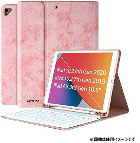 UPC 0820148578922 TOPLIFE iPad 10.2 インチ キーボード ケース ピンク スマートフォン・タブレット 画像