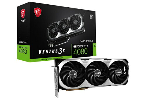 UPC 0824142306352 MSI グラフィックボード GEFORCE RTX 4080 16GB VENTUS 3 パソコン・周辺機器 画像