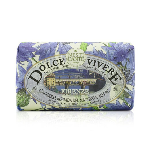 UPC 0837524001431 Dolce Vivere Fine Natural Soap - Firenze - Blue Iris, Morning Dew & Laurel 美容・コスメ・香水 画像