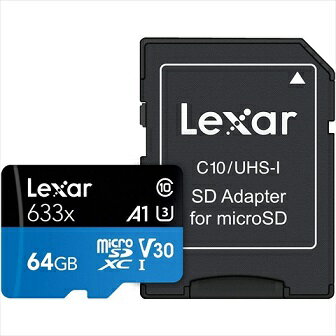 UPC 0843367119684 Lexar microsdカード 64GB LSDMI64GBB633A TV・オーディオ・カメラ 画像