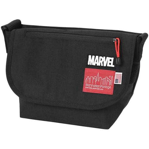 UPC 0843531074108 マンハッタンポーテージ Manhattan Portage メッセンジャーバッグ マーベル コレクション 2020SS Casual Messenger Bag JR ブラック MP1605JRMARVEL20SS バッグ・小物・ブランド雑貨 画像