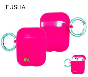 UPC 0846127185325 Case-Mate AirPods Hook Ups Case＆ Neck Strap Fushia Dark Pink TV・オーディオ・カメラ 画像