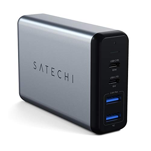 UPC 0879961008062 Satechi 75W Dual Type-C PD Travel Charger PD ST-MC2TCAM スマートフォン・タブレット 画像