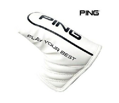 UPC 0881978213384 ピン｜PING パター用 ヘッドカバー SOFT PU BLADE PUTTER COVER ソフト ブレードパターカバー ピンタイプ・マグネット式/ホワイト HC-P191 スポーツ・アウトドア 画像