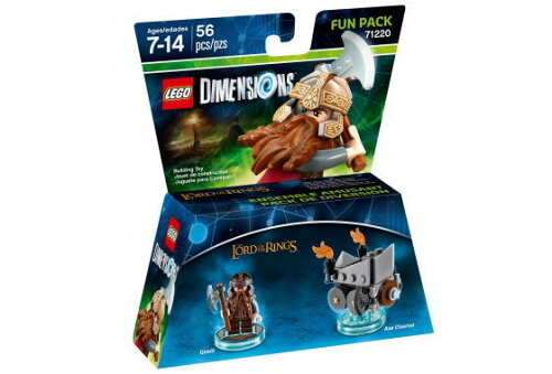 UPC 0883929463978 LEGO Dimensions Fun Pack Gimli The Lord of the Rings レゴ Dimensions ファンパックギムリ〓ロードオブザリング おもちゃ 画像