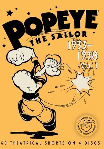 UPC 0883929684755 DVD POPEYE THE SAILOR: 1933-1938 - VOL 1 CD・DVD 画像