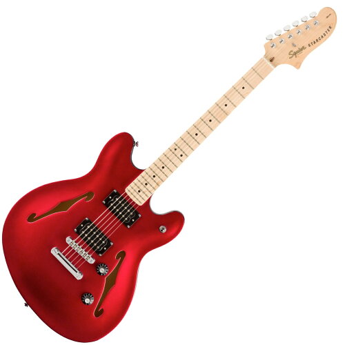 UPC 0885978067763 Squier by Fender / Affinity Series Starcaster Maple Fingerboard Candy Apple Red 楽器・音響機器 画像