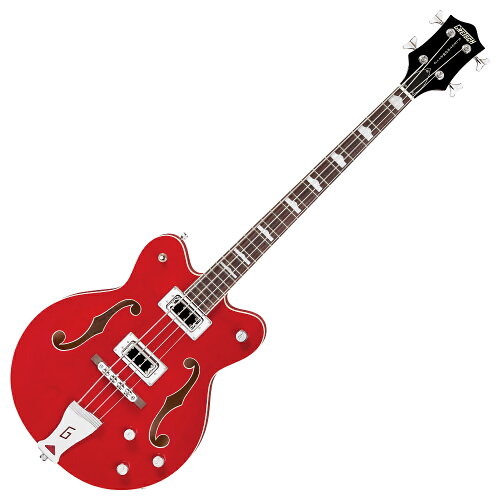 UPC 0885978235087 GRETSCH Electromatic Collection G5442BDC Electromatic Hollow Body Short Scale Bass Transparent Red 楽器・音響機器 画像