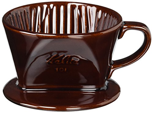 UPC 0899989041018 カリタ Kalita コーヒー ドリッパー 陶器製 1～2人用 ブラウン 101-ロト #01003 キッチン用品・食器・調理器具 画像