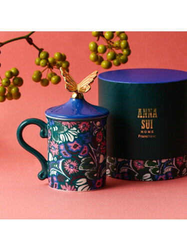 EAN 1101090029434 ANNA SUI フタ付きマグ フラワー キッチン用品・食器・調理器具 画像